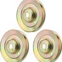 M163464 Deck Spindle Pulley 3 pcs, Compatible with John Deere Z425 Z435 Z445 EZtrak Zero Turn Mowers, Rotary 13542 M154394 Blade Drive Pulley Round 4.9" OD