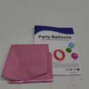 Restaurantware-36 Inch Jumbo Balloons, Thick Balloons - Strong Latex, Fill With Helium Or Air, Pastel Rose Red Giant Round Balloons, Decorations For Photo Shoot, Wedding, Or Birthday Party, 5 Pack