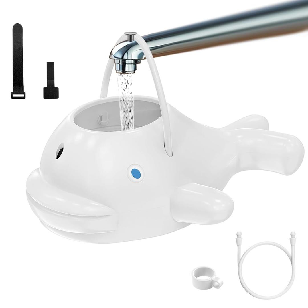 Upgraded Bath Filter 3.0, 15-Stage Bath Water Filter for Tub Faucet, Removes 99.9% of Chlorine & Contaminants, BPA-Free, 2500 Gallons, Hard Water Softener for Healthier Skin, Hair, Nails, Easy Install