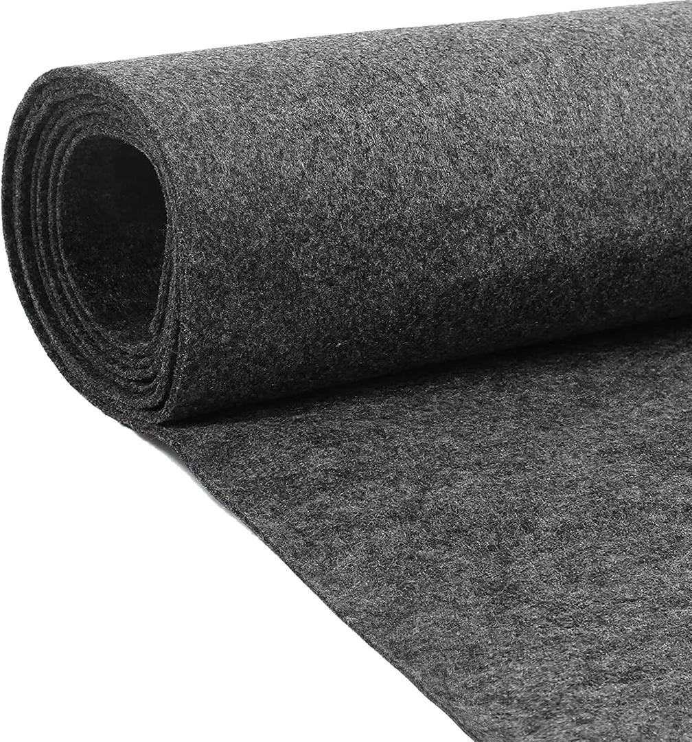 MODIGT 40" by 70" Underfelt Carpet for RV, Boat, Truck, Speaker Box, Door Liner, Desk (Mid Gray)