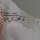 MakeMeChic Women's Gingham High Waisted Bikini Set Halter Triangle Tie Back Bathing Suit with Boyshorts (Large, Red and White)