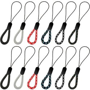Mabor Finger Lanyard Small USB Lanyard 4.92Inches Colored Short Finger Straps for Mobile Phone Case Keys Camera Flash Drives