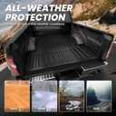 LASFIT 6.5ft Bed Mat for Ford F-150 2015-2023 F150 78.9" Truck Box All Weather Protector TPE Durable Bed Liner Easy Clean-Not Fit for Drop in Bedlienr