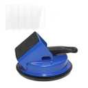 Heavy Duty Floor Gap Fixer Tool, Professional Vinyl Floor Gap Repair Tool for Laminate Flooring, 45 Striking Surface & Enhanced Suction Cup, Includes 5pcs Extra Sticky Pads