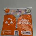 UpBrands 36 Valentines Day Cards for Kids School  Unicorn Zipper Fidget Bracelets with Matching Cards for Classroom Exchange & Non-Candy Gifts