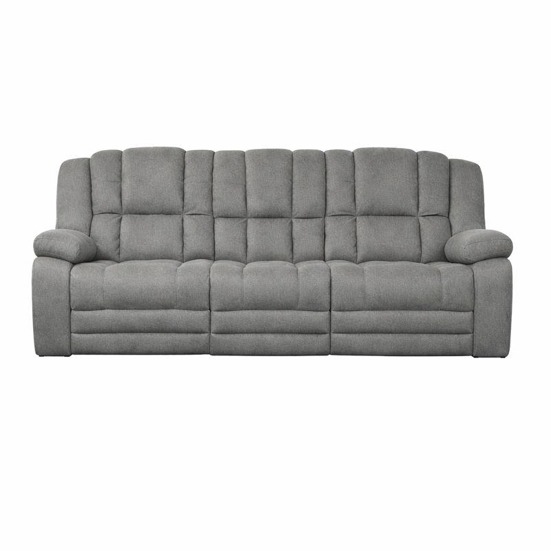 Sitswell Pearce Reclining Sofa, Grey, 41"H x 86"L x 32"W