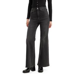 Levi's Womens Ribcage Bell Bottom Jeans (30, Cut and Dry No Dest. (Stretch))