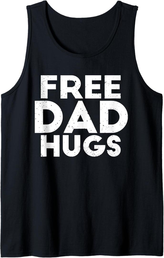 Mens Free Dad Hugs Tank Top, Small