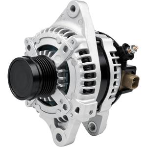 Alternator 11385N Compatible with 1.8L L4 Toyota Corolla 2009-2011, Matrix 09-10, Pontiac Vibe 09-10, 08-14 scion xD, 6-Groove Clutch Pulley, 100 Amp 12V11385, 12897, 270600T040, 0986CR6103, AL3370X