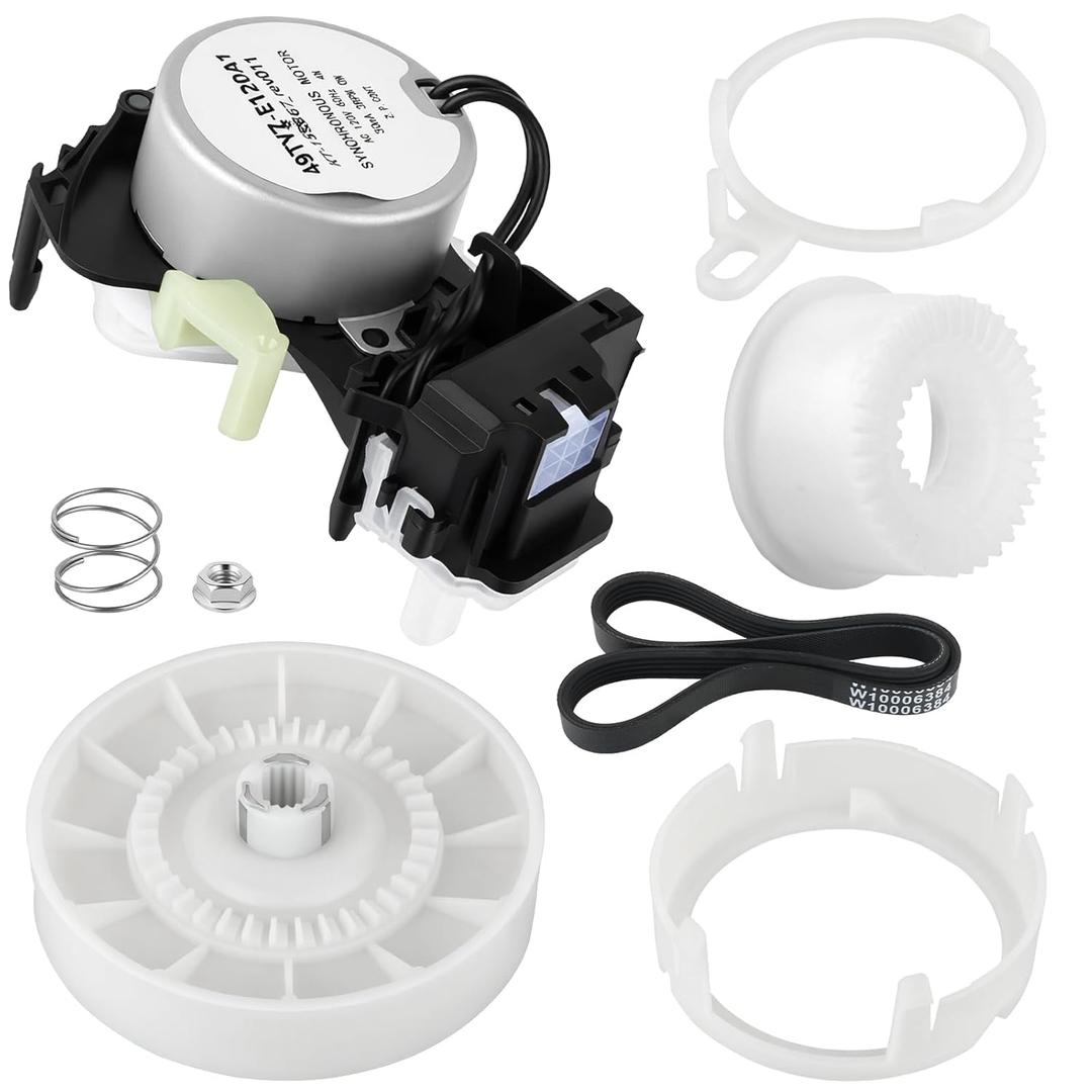 W10721967 Washing Machine Pulley Clutch, W10913953 49TYZ-E120A1 Washing Machine Shift Actuator Kit, Suitable for Whirlpool, Maytag and Kenmore Washing Machines. Replaces: W10006384, W11481722