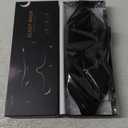 MZOO Luxury Sleep Eye Mask for Side Sleeper Men Women, Zero Eye Pressure 3D Sleeping Mask, Light Blocking Patented Design Night Blindfold, Soft Eye Shade Cover for Travel, Black