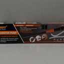 HORUSDY Battery Portable Battery Operated Gas & Water Pump, Powered Fuel Transfer Pump, 2.2GPM Gasoline & Liquid Siphon Pump, Automatic Gas Pump for Gas Can & Tank, Handheld Liquid Transfer Pump (Orange)