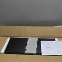 Over-The-Toilet Storage Rack, 4-Tier Bathroom Organizer Shelf Over Toilet with Adjustable Shelf and Basket, Freestanding Space Saver Bathroom Shelves Above Toilet for Room (Pure Black)