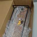 Shario White Floating Shelves - Set of 2, Wall Mounted Hanging Shelves with Golden Towel Rack, Decorative Storage Shelves for Bathroom, Kitchen, Living Room & Bedroom (White Gold, 15.7 Inches) | Hanging Shelves, for Bathroom, Kitchen, Living Room, Bedroom