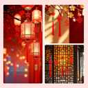 Chinese Knot Tassel Feng Shui Coins Hanging Tassel Ornaments Decoration for Chinese New Year Spring Festival Decoration