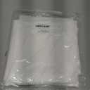 SpaceDresser Basic Rod Pocket Sheer Voile Window Curtain Panels White 1 Pair 2 Panels 52 Width 72 Inch Long for Kitchen Bedroom Children Living Room Yard(White,52 W x 72 L)