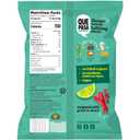 4 x Que Pasa Organic Chile Lime Tortilla Chips, 6.5 oz (Pack of 1), Gluten Free, Non-GMO, by Nature's Path