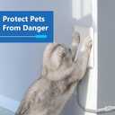 LIDER Flat-Face Outlet Extender with 3 Receptacles, Ultra-Thin Wall Plate Plug with Cord Extender and 3-Outlet Power Strip, 3ft Cord, LWE3-315-W, ETL-Listed, White