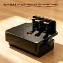 Adjustable Piano Pedal Extender for Students, 3 Pedals with Stabilizer, Compatible with Upright & Digital Pianos, Beginner Practice Tool (Black)