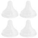 Silicone Nipple (S) for Spectra Baby Bottles, Slow Flow, 0m+, 4 Count