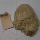 Probeauty Long Wave Blonde Bouffant Beehive Wigs Big Curly Wavy Retro Wigs for Women 70s 80s Costume 23 Inch