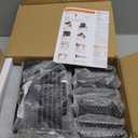 GIGALUMI 6 Pack Solar Lights Outdoor Waterproof, LED Solar Garden Lights, Outdoor Decorations, Garden Decor for Yard, Patio, Landscape, Planter, Walkway (Warm White)