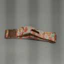 Elegant Little Tail Fall Dog Collar - Durable Orange Floral Dog Collar for Medium Dogs, Adjustable for Male or Female Pets - Perfect (Medium (Pack of 1))