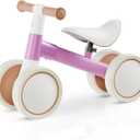 Customized Baby Balance Bike for 1-Year-Old | Lightweight and Safe - No Sharp Edges | Silent Wheels for Smooth & Quiet Rides | Easy-to-Assemble 1st Balance Bike for Toddlers, Pink