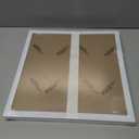 Fxojyvo Vinyl Record Frame for the Wall Display Album Cover, White 12.5 x 12.5 Frame for any 12 Inch LP Record with Cover - 2 Packs/White
