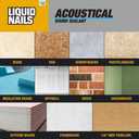2 x Liquid Nails Acoustical 28 oz. White Interior Sound Reducing Sealant