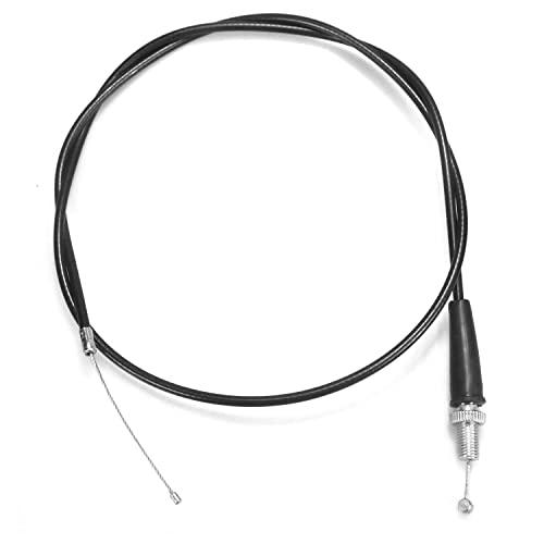 HOLATO 50'' Throttle Cable for Predator 212cc 6.5hp Coleman CT100U CT200U BT200X Baja Warrior Doodlebug Db30 Mb165 Mb200 MOTOVOX MBX10 MBX11 MBX12 Mini Bike 50cc 110cc 125cc Pit Dirt Bike Moto Black