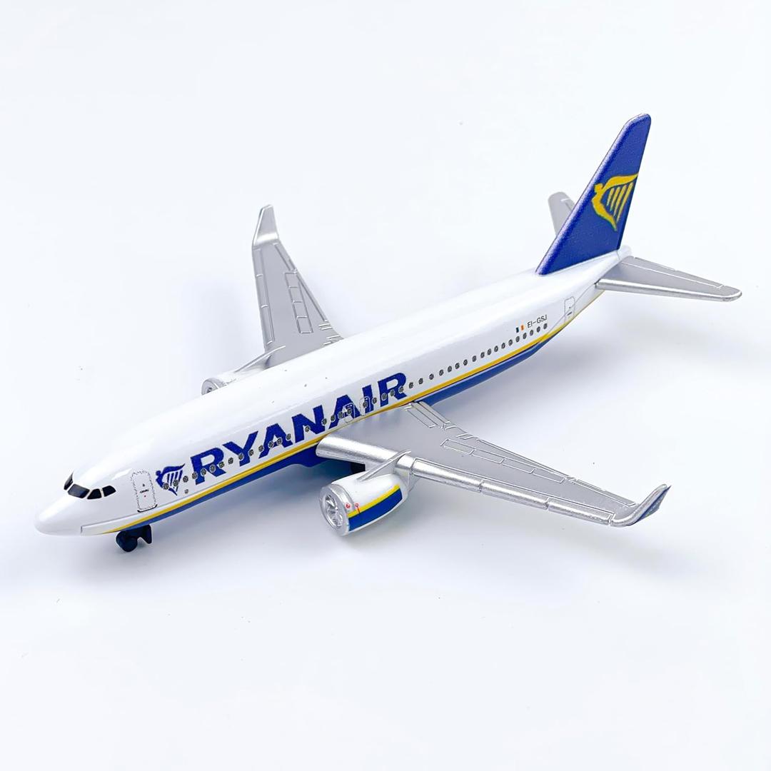 Airplane Model, Ryanair Aircraft Die-cast Metal Planes Suitable for Collection and Desktop Decor
