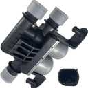 64116910544 Heater Control Valve - Water Control Valve Compatible with 2004-2018 X5 E53 E70 F15 / 2008-2019 X6 E53 E70 F15 Repalces# 1147412166 EHV102