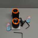 18W Pinspot Light, RGBW Mirror Disco Ball Spotlight with Remote Control, Manual Focus 4 in 1 LED 16 Light Colors, Super Bright Stage Lighting for Party Club Bar Wedding, Modern Orange, 2 Pack