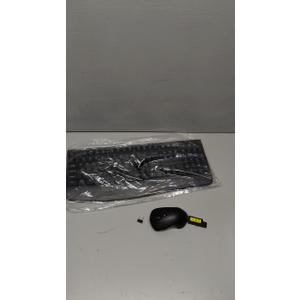 Wireless Keyboard and Mouse Combo, Full-Sized 2.4GHz Wireless Keyboard with Comfortable Palm Rest and Optical Wireless Mouse for Windows, Mac OS PC/Desktops/Computer/Laptops (Black)