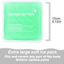 2 x Reusable Cooling Helmet Gel Packs - Hat Inserts for Hard Hats & Caps Plus Universal Cold Therapy Wrap | 4-Hour Relief for Headaches, Injuries, Construction & Heat