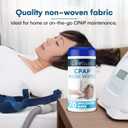 Care Touch CPAP Wipes - Unscented | CPAP Cleaner | 3 Packs of 70 Unscented Mask Cleaning Wipes - 210 Total