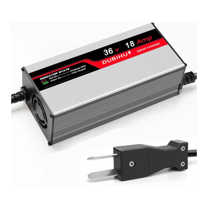 36V 18A Golf Cart Battery Charger for Lead Acid Batteries ，16FT Long Cable, Works with Club Car & Yamaha Crowfoot ，Intelligent 3-Stage Charging System for Fast and Efficient Charging