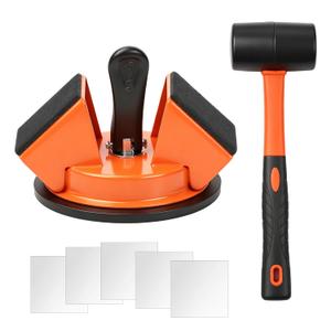 Floor Gap Fixer Tool Heavy Duty Suction Cup for Laminate Vinyl LVP Wood Flooring Gap Repair Kit with Plank Grabber