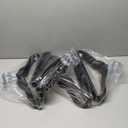 HOUSE DAY Black Velvet Hangers 60 Pack, Non Slip Clothes Felt Hanger Heavy Duty for Coat, Premium Slim Space Saving Suit Hangers for Closet Organizer, 360 Rotating Silver Hook