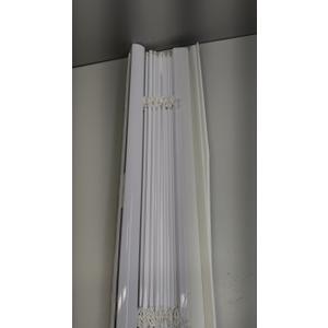 LazBlinds Cordless Roman Shades for Windows, Blackout Room Darkening Thermal Insulated Window Blinds, Lightweight Fabric Blinds for Indoor Windows, 28" W x 60" H, Off White