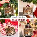 3 x Christmas Drum Ornament 2025 - Wooden Drum Set Ornaments for Christmas Tree - Drummer Gifts for Men, Women, Unique Musical Instruments Gifts for Drummers, Band, Musicians, Friends