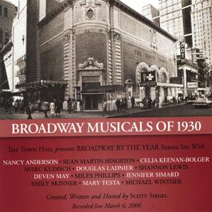 Broadway Musicals Of 1930 With Emily Skinner/Celia Keenan/Bolger/Marc Kudisch