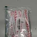 FYSUIMU 40Pcs Christmas Drink Stirrers Xmas Candy Cane Stir Sticks Red White Lollipop Reusable Holiday Coffee Hot Cocoa Swizzle Sticks Cocktail Mixer for Chocolate Bar Beverage Party Supplies