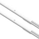 BLS 48 LED Closet Lights, Motion Sensor Light Indoor, 4500mah Build-in Large Rechargeable Battery, Wireless Under Cabinet Lighting for Kitchen/Pantry/Wardrobe/Wall/Stair, 6000K Clean White (2 Pack)