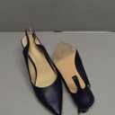 Rilista Women's Slingback Kitten Heels Closed Pointed Toe Wedding Party Dress Pumps Shoes (8)