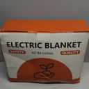 Electric Blanket Twin Heated Blanket 62''X84'' with 5 Heating Levels & 10 Hours Auto Off, ETL& FCC Certification Dual Sherpa Twin Heating Blanket Washable for Home/Office/Bed, Great Gift(Dark Gray)