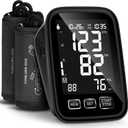 Blood Pressure Machine for Home Use - 9"-17" M/L & 13"-21" XL Cuffs, 2 Size Cuffs Medium/Large and Extra Large, Accurate Digital Automatic Upper Arm BP Monitor, Large Backlit Display, 2-User Mode