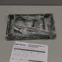 MUDEELA Pots and Pans Organizer Rack for under Cabinet, Expandable 11.81''-22.85'' Pot Lid Kitchen Cabinet Organizer Holder with 10 Adjustable Compartment Cutting Board Organizer for Pan Lid, Bakeware