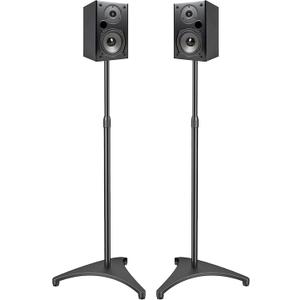 PERLESMITH Speaker Stand Adjustable - Extend 20" to 44" - Holds Satellite Speakers & Small Bookshelf Speakers up to 9 lbs, Floor Stands Compatible with Sony Bose Polk JBL Yamaha and Others - 1 Pair PERLESMITH Speaker Stand Adjustable - Extend 20" to 44" - Holds Satellite Speakers & Small Bookshelf Speakers up to 9 lbs, Floor Stands Compatible with Sony Bose Polk JBL Yamaha and Others - 1 Pair